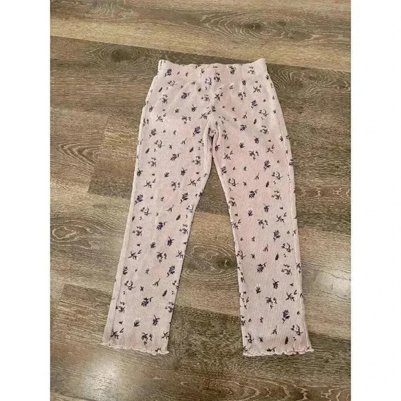 Old navy girls floral pants leggings size small‎ #4 - Picture 1 of 4